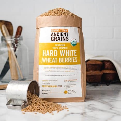 48 lbs Organic Hard White Wheat Berries (Free Shipping) - Image 2
